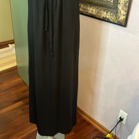 Eddie Bauer Black Maxi Empire Waist Sleeveless Knit Sz S - Picture 4 of 12